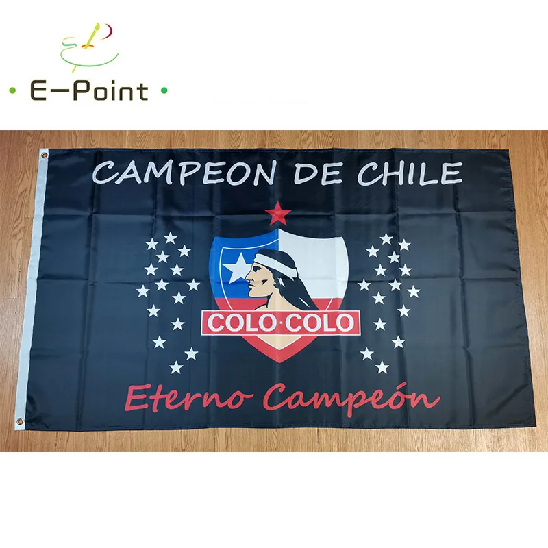 

Social y Deportivo Colo-Colo Flag Campeon DE Chile 3ft*5ft (90*150cm) Size Christmas Decorations for Home Flag Banner Gifts