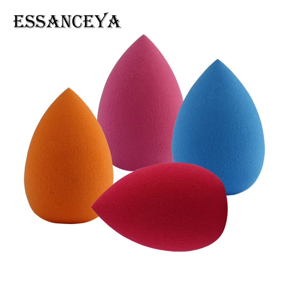 ESSANCEYA 1/2 шт. макияжа Косметический слойка мягкая губка спонж для нанесения макияжа тональный крем пудра буфами на рукавах в форме капли воды губки для макияжа