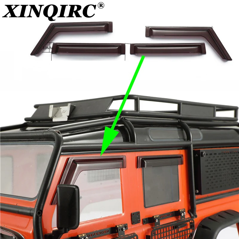 

Подходит для 1/10 радиоуправляемых автомобилей TRAXXAS TRX-4 DEFENDER, модифицированные детали, дождевик, защита окон автомобиля, водяная занавеска TRX4