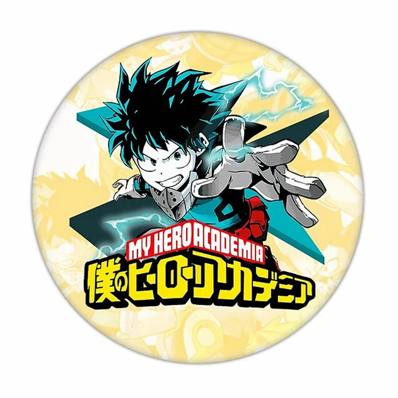 

Free Shipping Anime My Hero Academia Brooch Pin Brestpin Badge For Clothes Backpack Decoration Children's Gif T