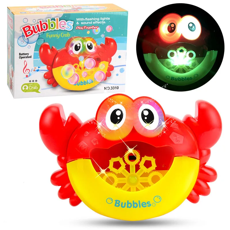 

Машина для пузырей, музыкальный краб, машина для пузырей, Детская электрическая игрушка для выдувания пузырей, игрушки для малышей, Игрушки ...