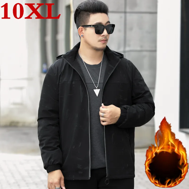 Зимняя мужская куртка 10XL 9X верхняя одежда водонепроницаемая ветровка с