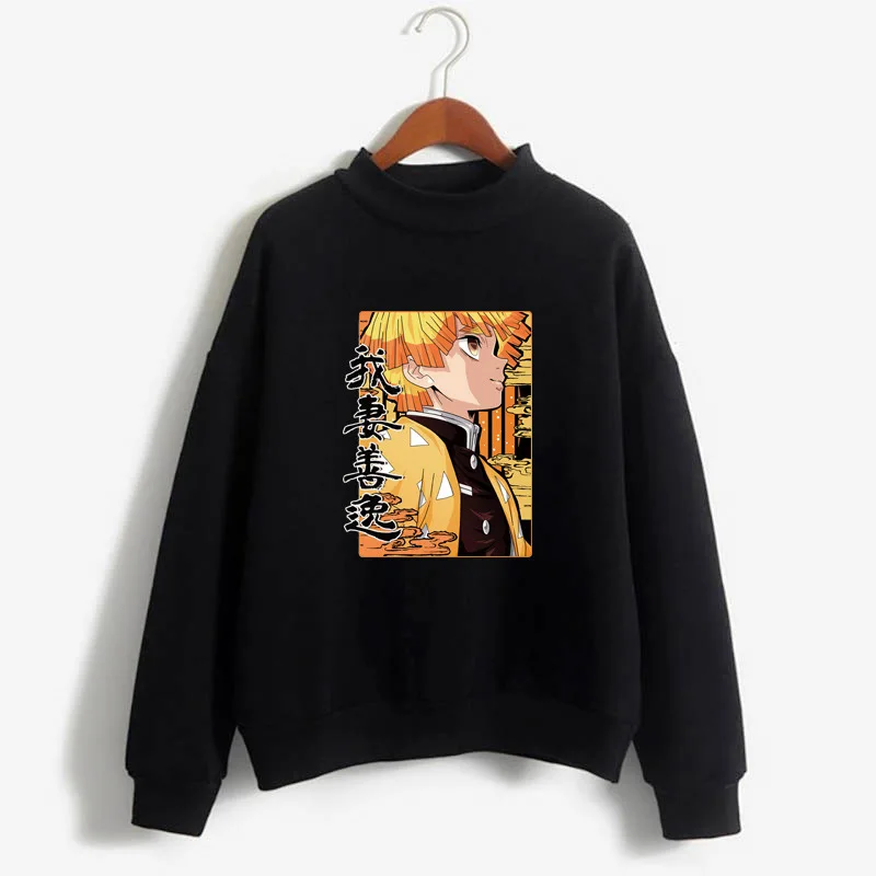 

Women Zenitsu Poster Print Thicken Y2K Casual Hoodie Winter Sweatshirt Oversize Harajuku Streetwear Hooded Sport Outfit Hood New