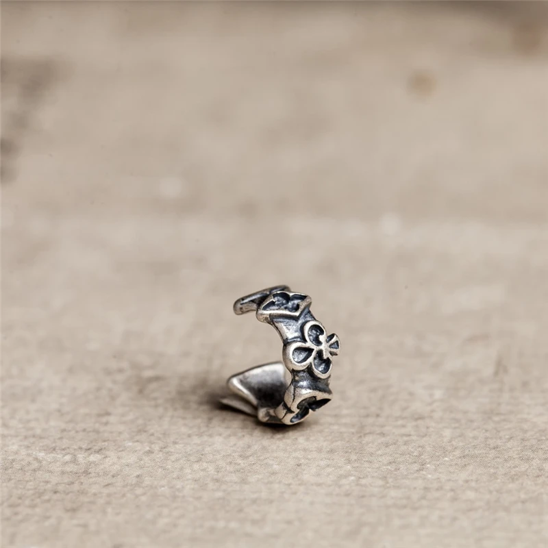 MKENDN стерлингового серебра 925 пробы персонализированные серьги-клипсы для