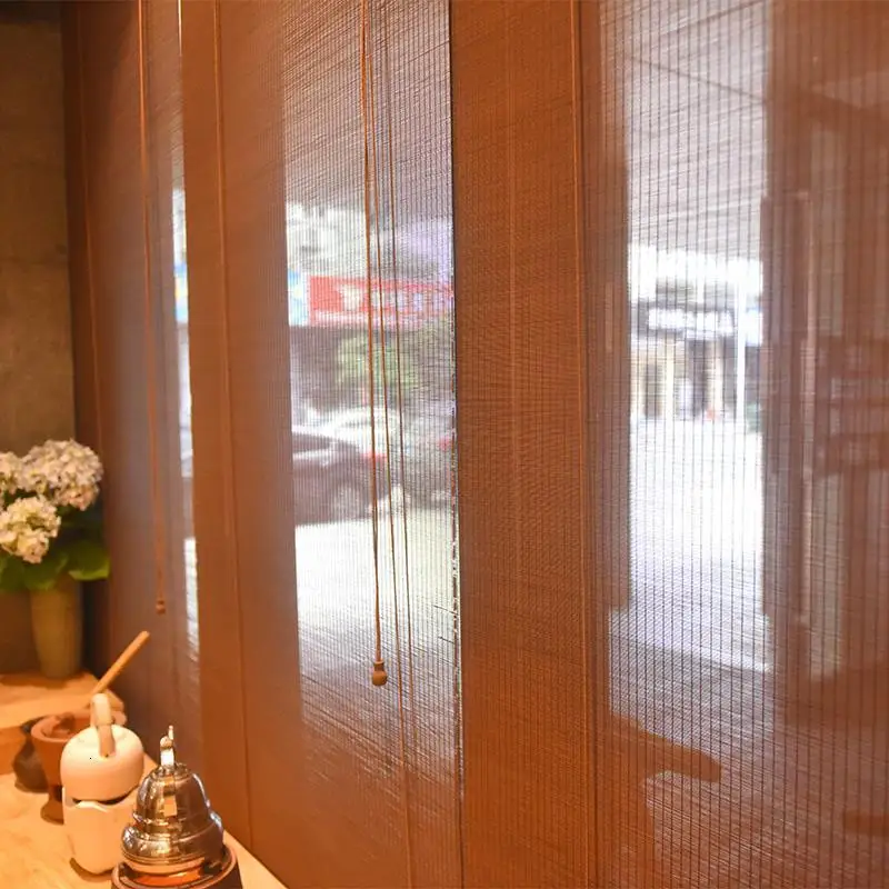 Тре магазины Rideau Оттенки для любви Жалюзи Окно Roleta Na Okno Bamboo Persianas Estores rollgordijnen Cortinas рулонные шторы