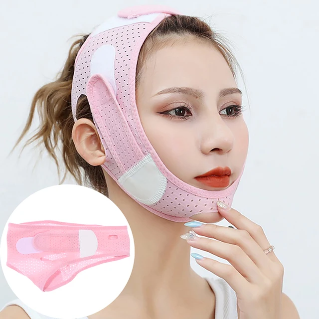 Массажер для овала лица. Маска бандаж для подбородка. Подтягивающие бандаж. Маска-бандаж для коррекции овала лица. Японский аппарат для лица лифтинг.