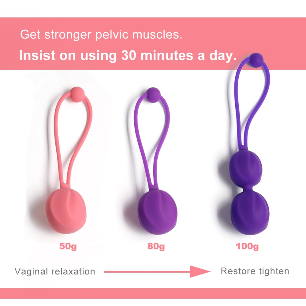 Шарики Kegel Ben Wa для женщин набор упражнений на тазовый пол и подтяжки 10 режимов
