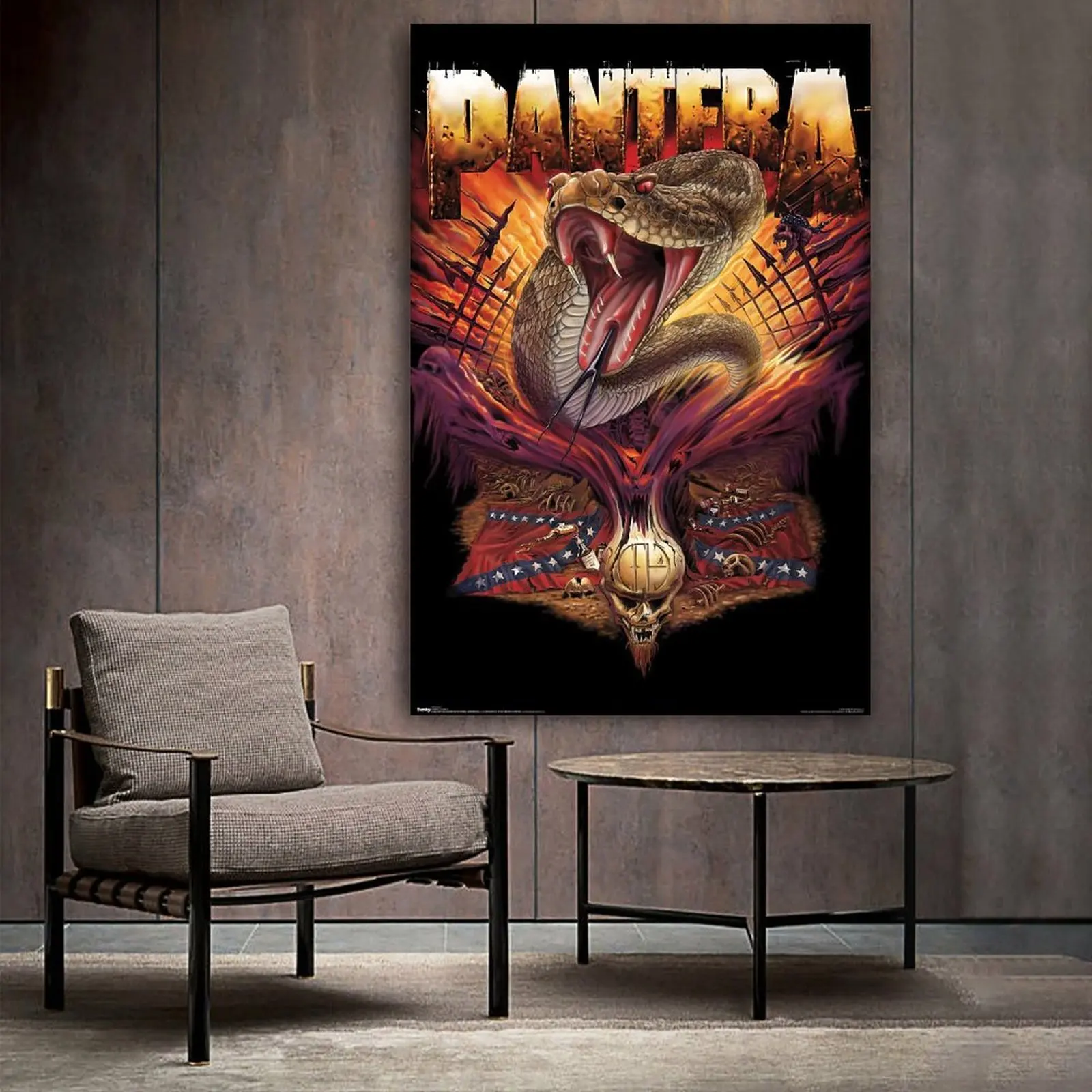 

Настенный художественный плакат Pantera - Serpent на холсте, современные декоративные Плакаты для спальни
