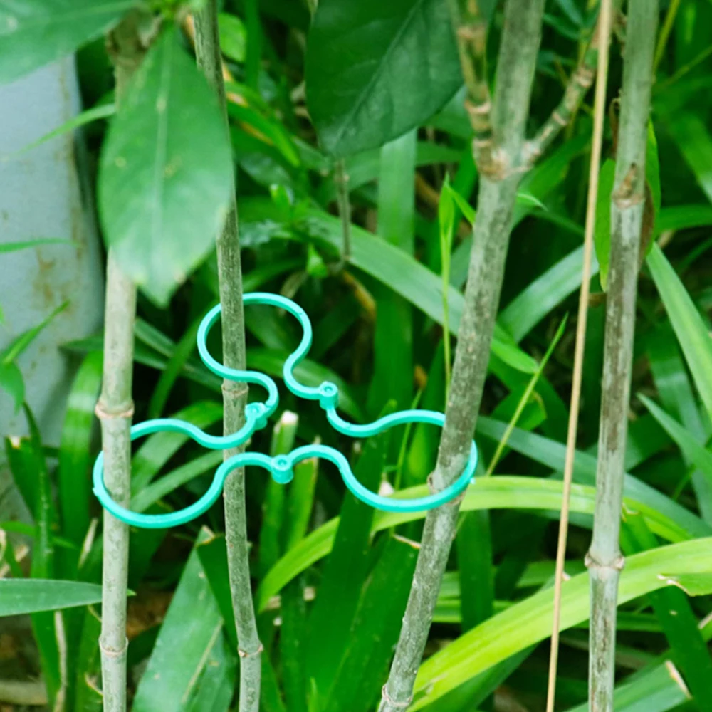 

Reusable 8-Shaped Buckle Clips For Vine Vegetable Tomato Growing Upright Garden Plant Stand Tools