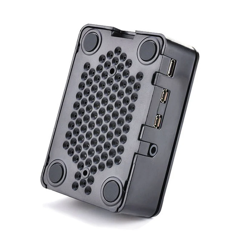 

Raspberry Pi 4 Case Plastic Black ABS Case Raspberry Pi 4B Box Shell Enclosure for Raspberry Pi 4 Model B