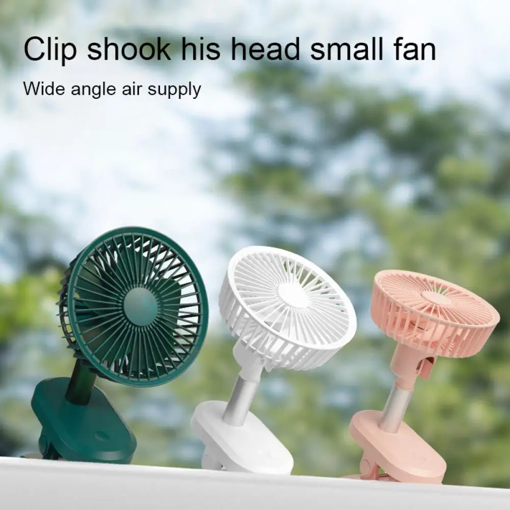 

Clip Fragrance Therapy Portable Desk Small Electric Fan for Daily Life 3000mAh USB Fan with