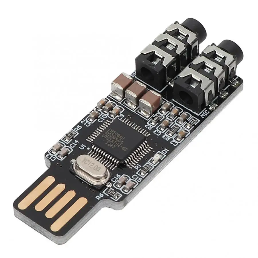 Внешняя звуковая карта USB без привода чип CM108 | Инструменты