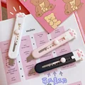 1 sztuk śliczne Girly różowy łapa kota Alloy Mini Portalble nóż introligatorski Cutter koperta na list Opener Mail nóż szkolne materiały biurowe