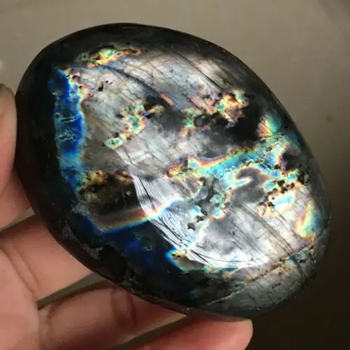 Образец минерала целебного спектролита 176 г Природный лабрадорит кварц | Дом и