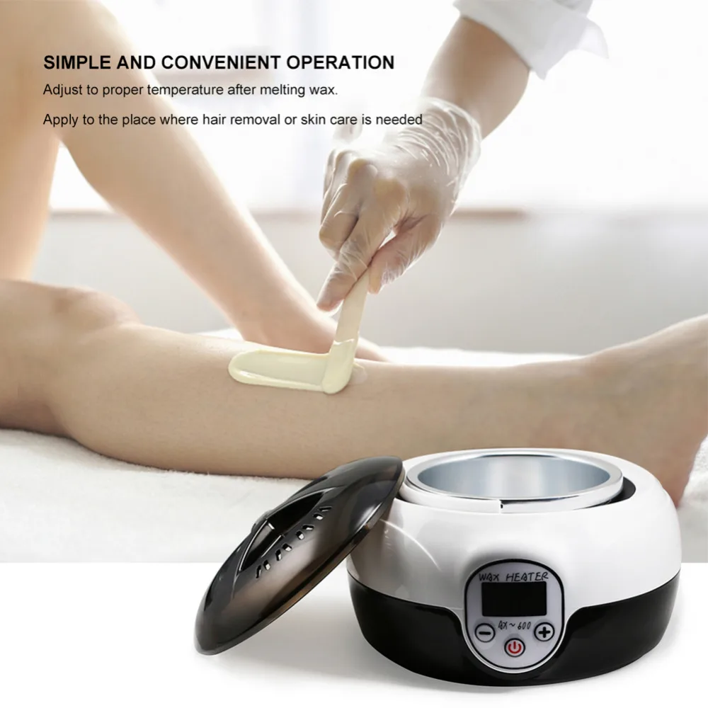 Восковый нагреватель парафина цифровой для удаления волос с ЖК-экраном | Бытовая