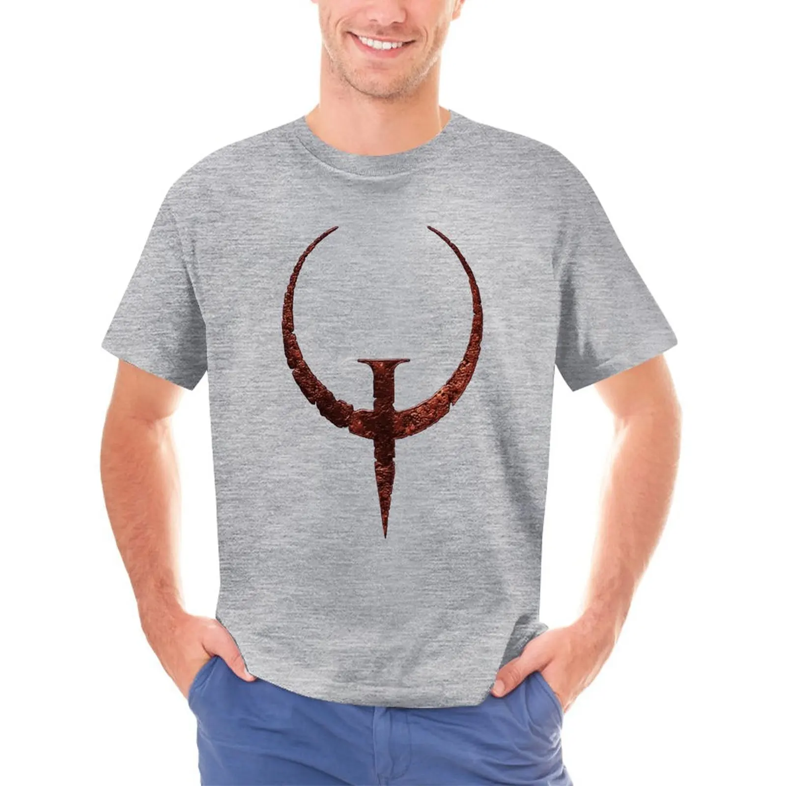 

Футболка мужская оверсайз с коротким рукавом и графическим принтом, 100 хлопок