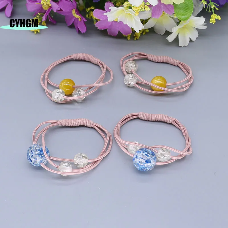 Новая модная резинка для волос аксессуары женские резинки эластичные Оптовая