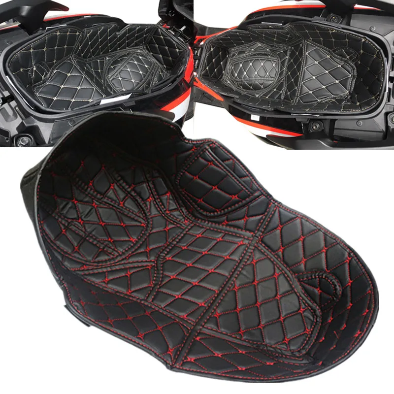 

For Honda PCX125 PCX150 ADV150 PCX 125 pcx150 adv150 PU Leather Rear Trunk Cargo Liner Protector Motorcycle Seat Bucket Pad