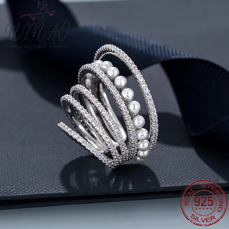 

Зажим для ушей простой и милый женский, серебро 925 пробы, ручная работа, высокое качество, ювелирные изделия в подарок