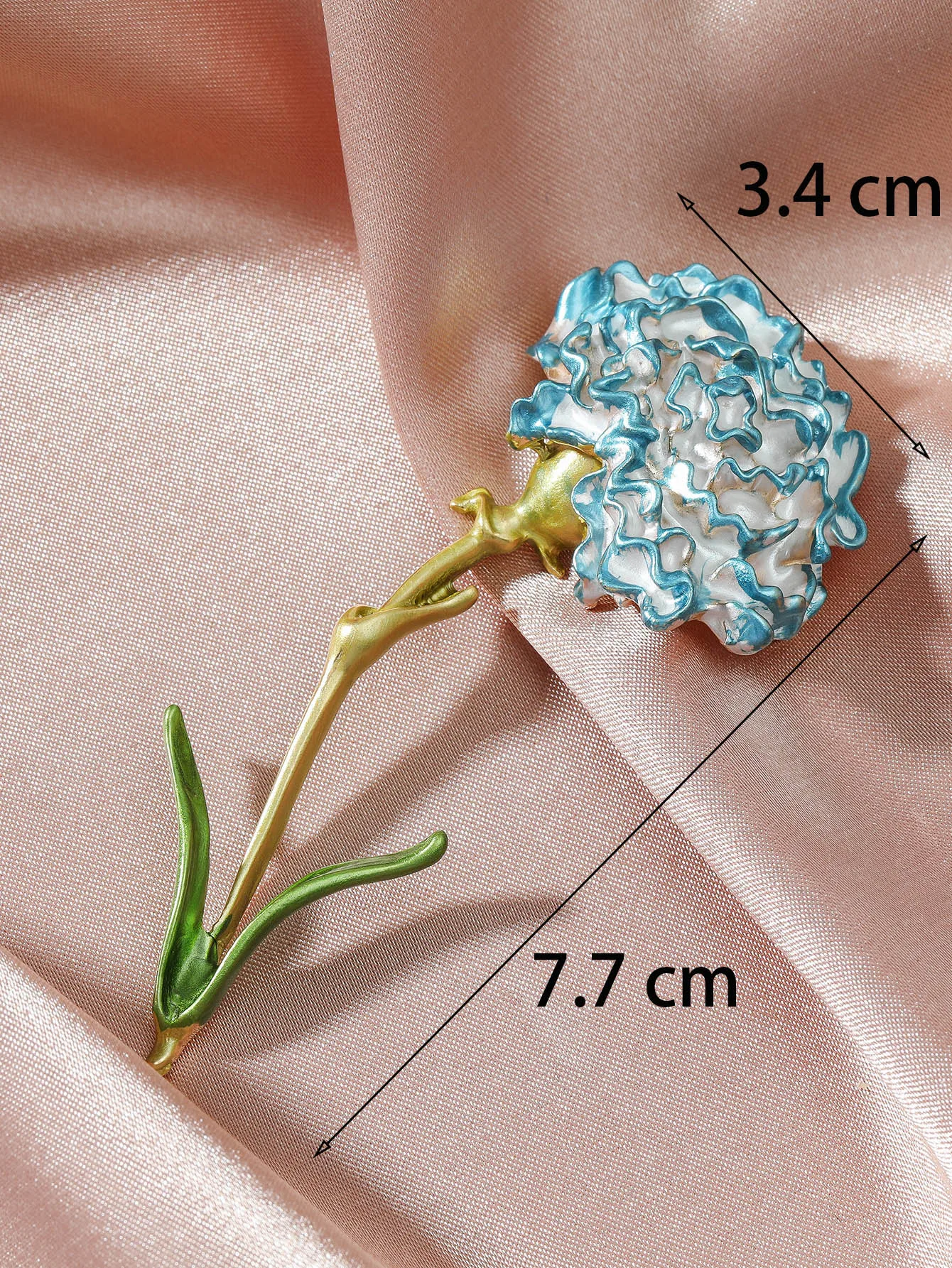 Новинка популярный дизайн золотые капли масло цветок искусственные ювелирные