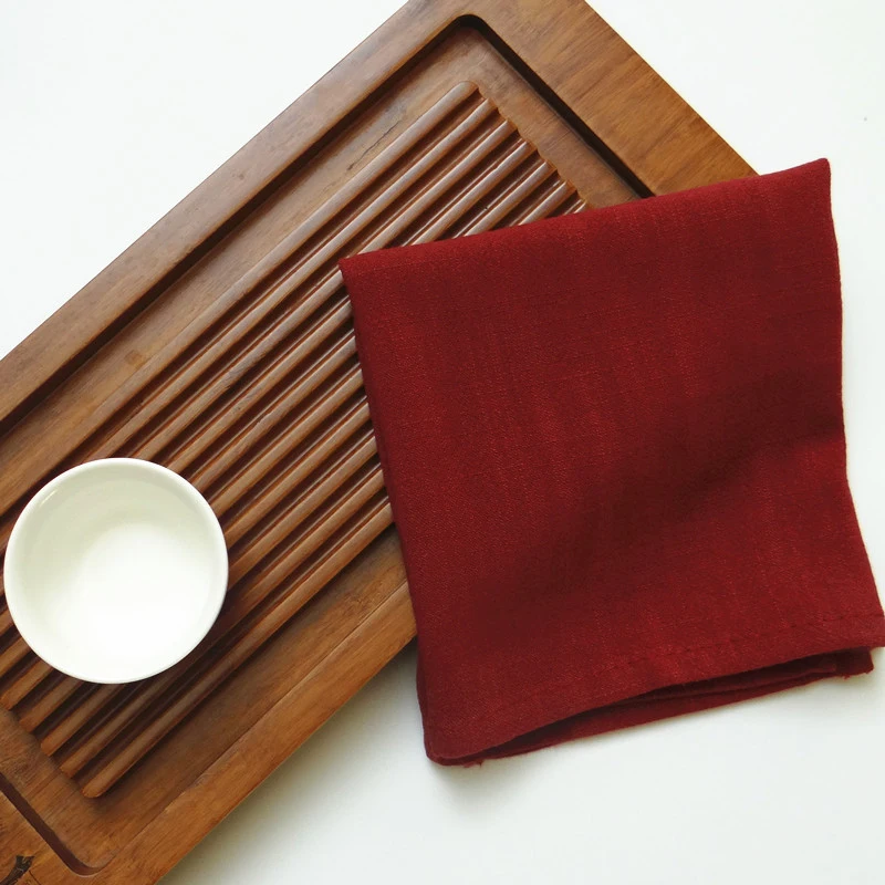 40x30 см Свадебный хлопковый льняной столовый столик салфетка для посуды