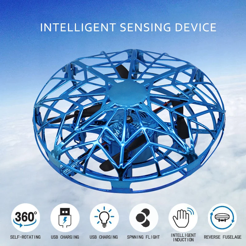 Мини Дрон НЛО нового типа игрушка с инфракрасным датчиком электрический
