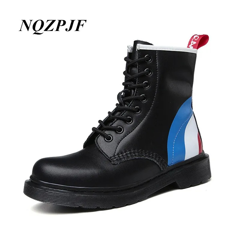 Осенние модные легкие тонкие ботинки на низком каблуке Новинка 2019 года женская