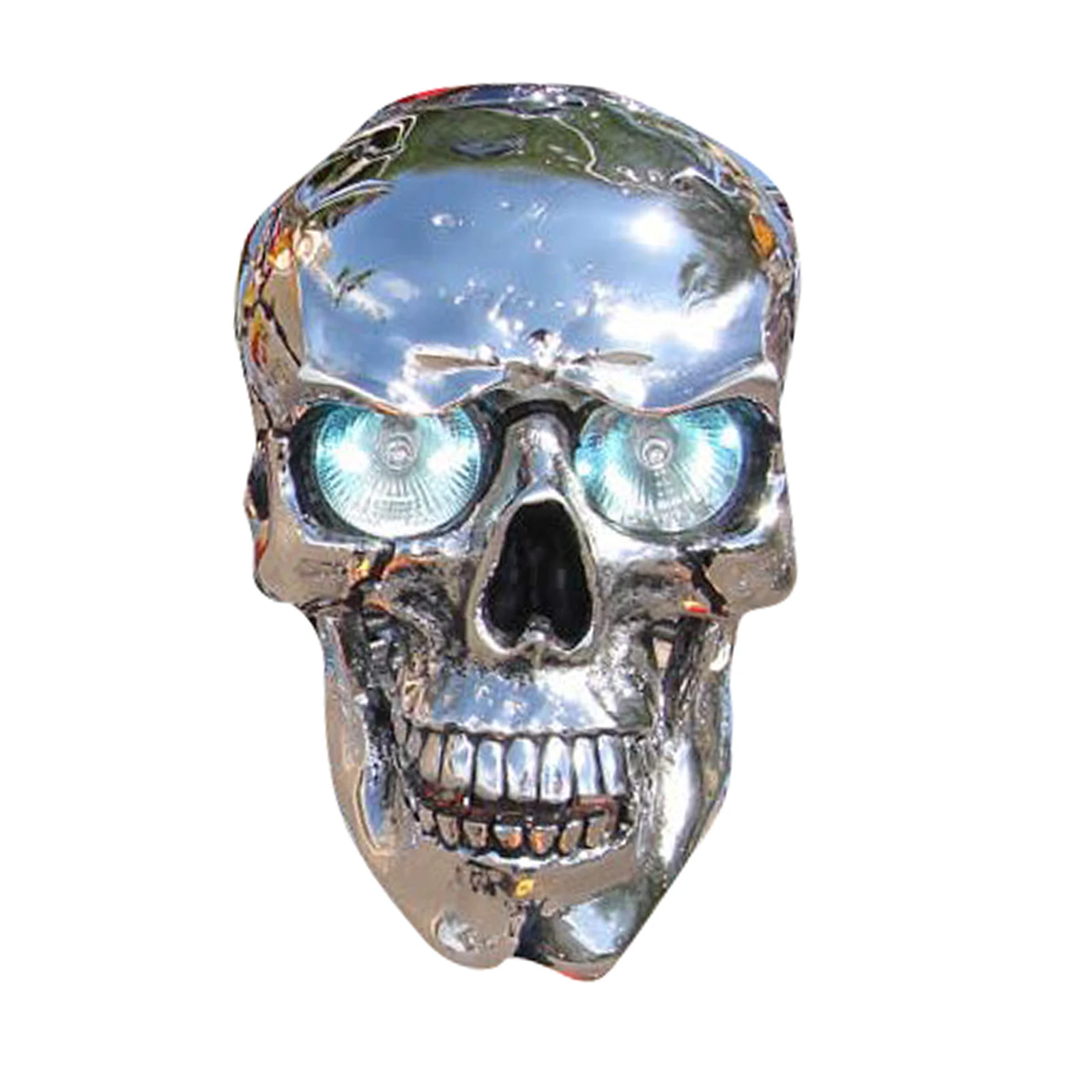 

Skull Headlight Bike Light LED Motorcycle Decorative Lamp Waterproof Cycling Accessory Luz Bicicleta Lampe Velo Luces De Coche