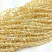fashion yellow watermelon tourmaline stone jasper 8mm crystal round loose beads hot sale women jewelry making strand 15 ye350