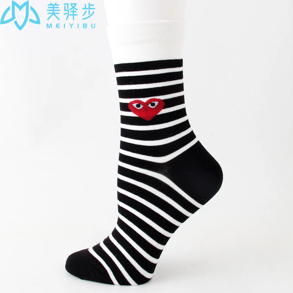 12 Pairs Per Set Love Valentine's Day Cotton Socks Sweat-absorbing Socks Women's Hot Socks