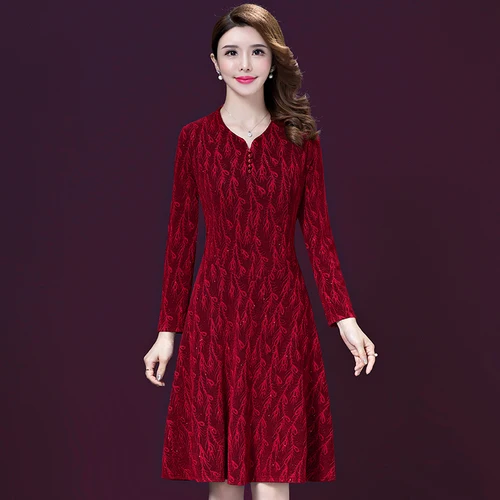 Женское платье с молнией сзади элегантное в стиле ретро для свадьбы и банкета