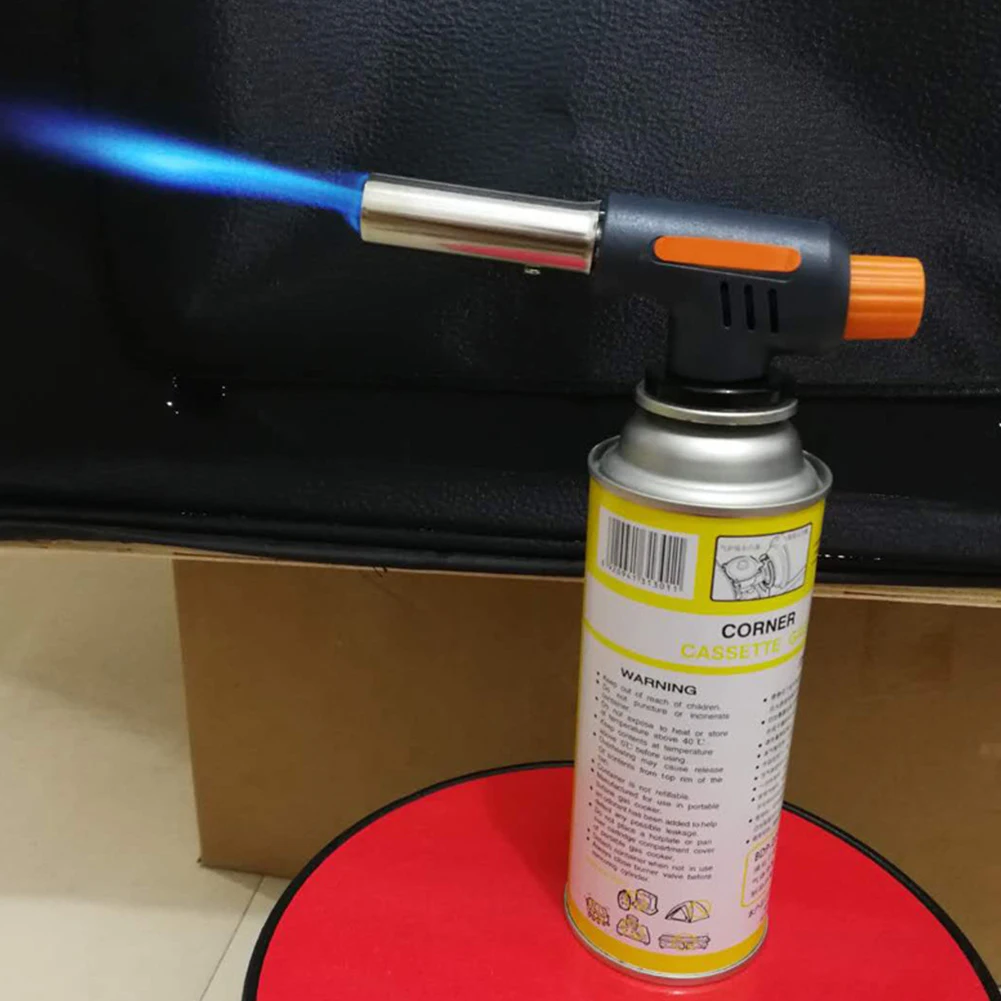 

Portable BBQ Flame Gas Flamethrower Adjustable Butane Torch For Outdoor Picnic Camping Flame Gun Kitchen Dining Accessories