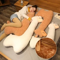 alpaca plush toy pillow hugs stuffed animal dolls cushion soft cute bedroom sheep toy children sleeping pillows home bed decor