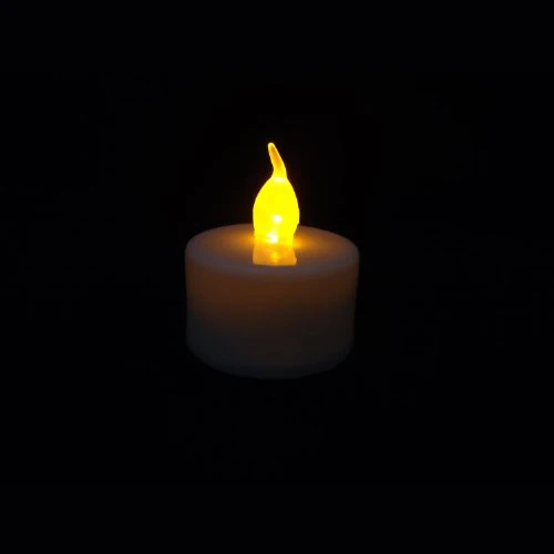24 Flickering Candle Set Runs on Batteries Flickers Like a Real Battery Operated Tealight Candles Flameless Weddin | Дом и сад