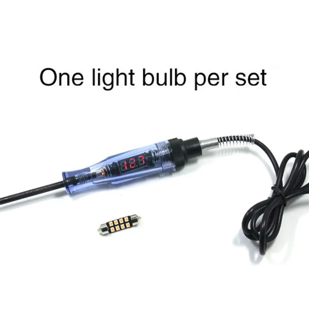 Электронный тестер er 3 24 В цифровой дисплей автомобильный Вольтметр постоянного