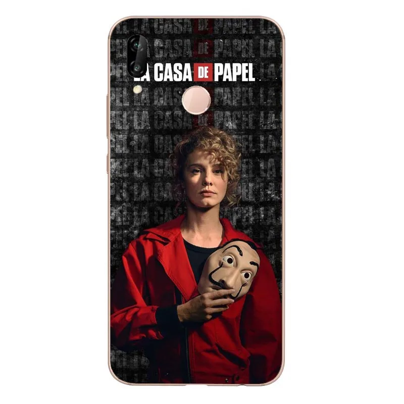 TPU La casa de papel Tokio испанский ТВ прозрачный мягкий Силиконовый ТПУ чехол для телефона huawei P8L P20L P20LITE P30 mate 8 9 10 mate 20Por RS - Цвет: TPU