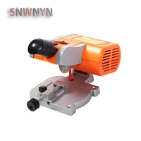 220v mini cutting saw table bench saw 0 45 miter saw steel blade 38 for cutting metal wood plastic power tool