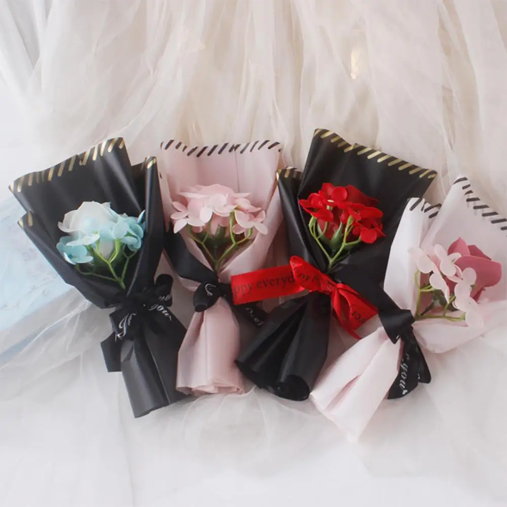 Одиночное мыло розы цветок Валентина мини букет подарок на день рождения
