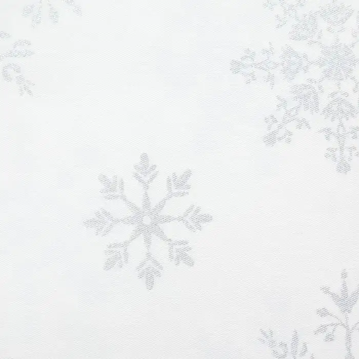 Tablecloth Ethel &quotsilver snowflakes 149 х110см 100% CHL 190g/m2 textile for kitchen table cloth | Дом и сад