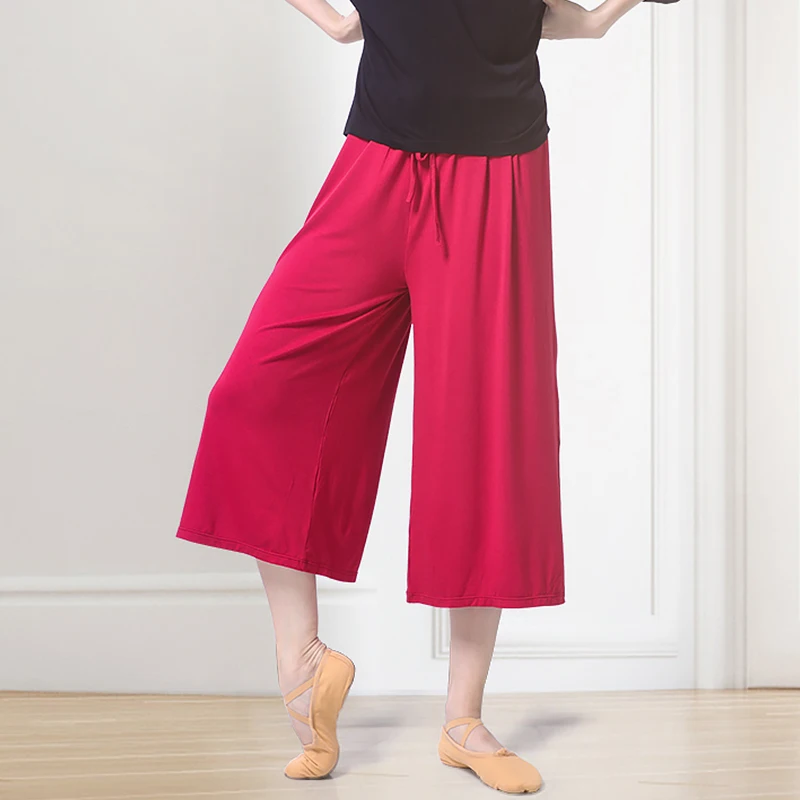 Pants Women Yoga Dance Pants Wide Leg Pants Yoga Girls Jogging Fitness Dance Yoga Pants Elastic Black Fitness Pants