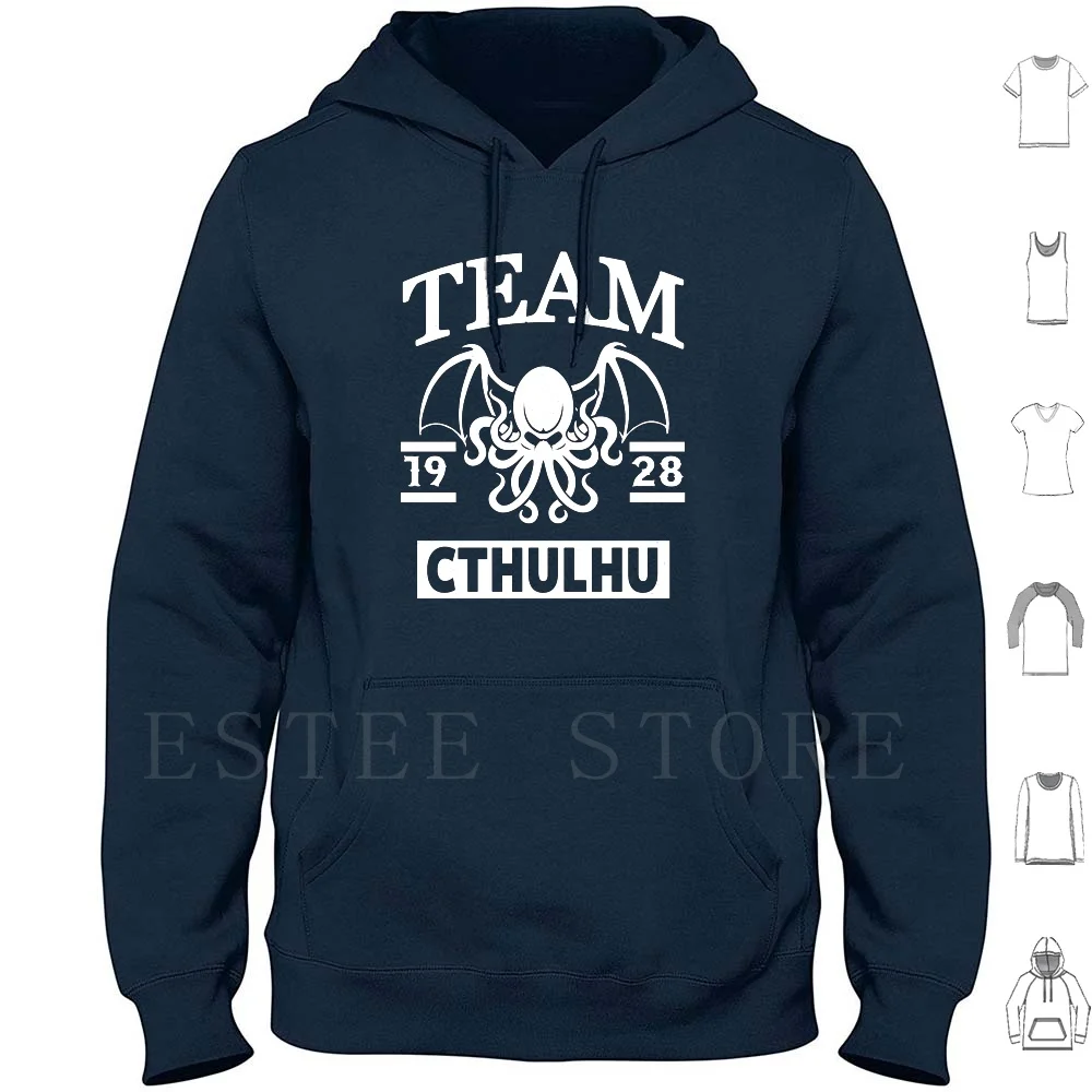

Team Cthulhu Hoodies Long Sleeve Cthulhu Love Octopus H P Horror Necronomicon