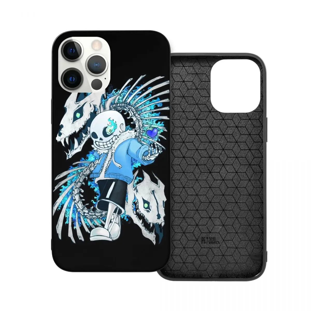 

UndertaleSans PC Glass TPU Phone Cover for iPhone 13 12 11 Xs Xr X Pro Max Mini 7 8 Se2 Plus 6 6S