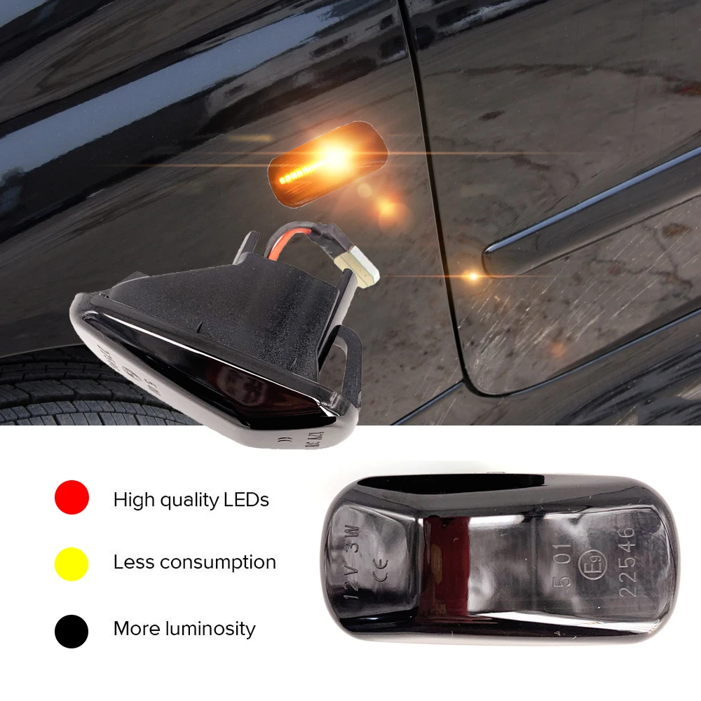 Сигнал поворота светильник динамический сбоку Габаритные фары для Honda CG2 CG3 CG4 1998