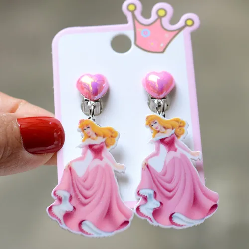 Детские серьги-клипсы Холодное сердце из мультфильма Диснея детские без