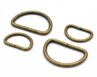 2030mm bronze d rings slide adjustable buckle strap metal belt buckles bag clasp purse bag handbag hardware dog collar supply