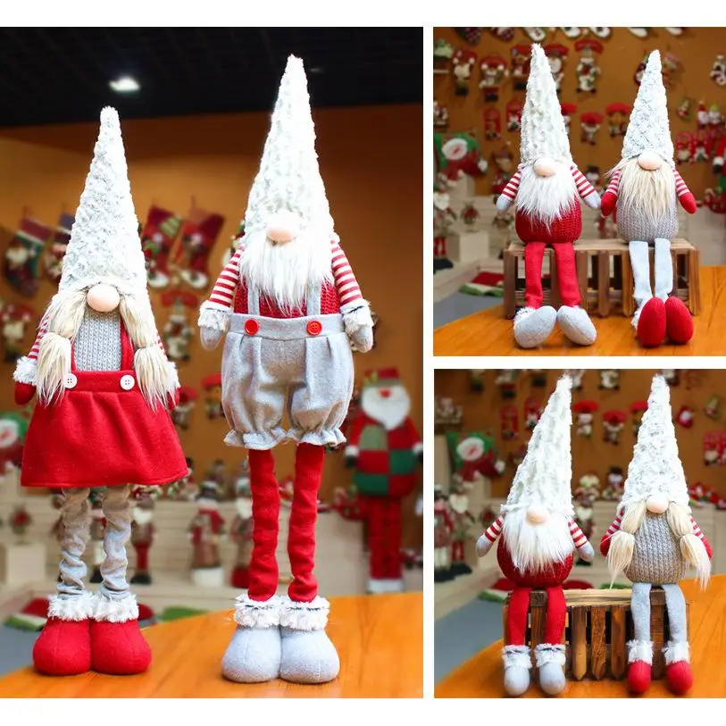 

New Gnome faceless doll doll European and American sitting window forest goblin doll home decoration Christmas decoration