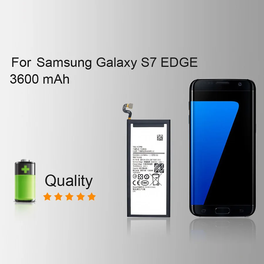 PINZHENG Мобильный телефон батарея для Samsung Galaxy S7 Edge G935F G9350 EB-BG930ABE Замена | Мобильные