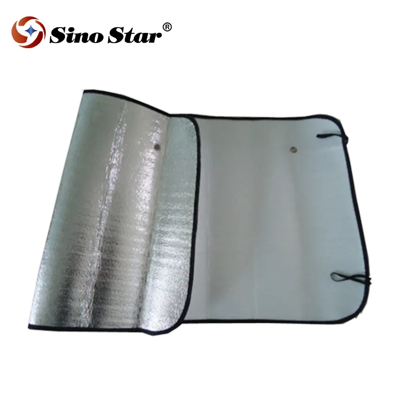 

LX-F047-3 140*70 см, односторонняя пена без печати, дешевый рекламный автомобильный передний солнцезащитный козырек