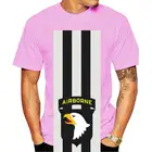 Новинка, Мужская футболка Band of Brothers из 100% хлопка, графическая женская футболка с полосками на день рождения и заплатками 101st, топы большого размера