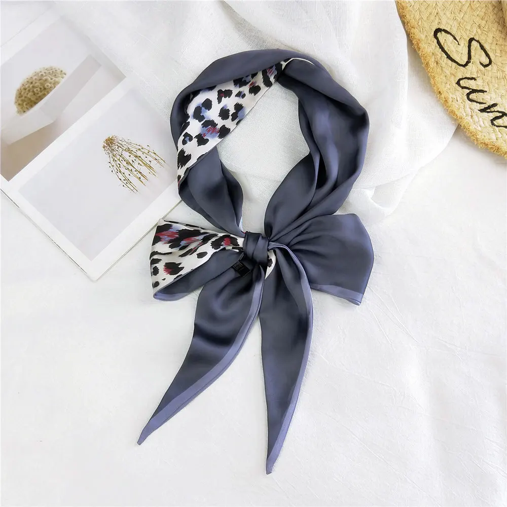 

luxury silk scarf women designer Long Hijab Hair Band Small Neck Scarves Handle Bag Ribbons Animal Print Shawls Wraps Bandana